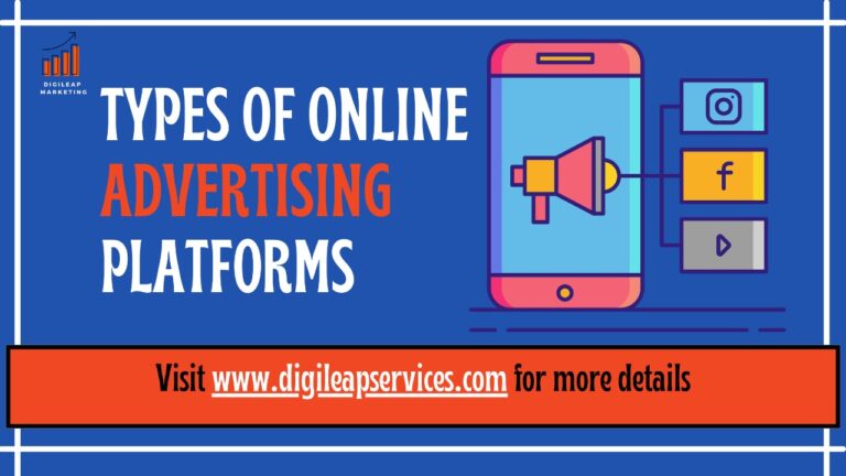 
  Types of online advertising platforms