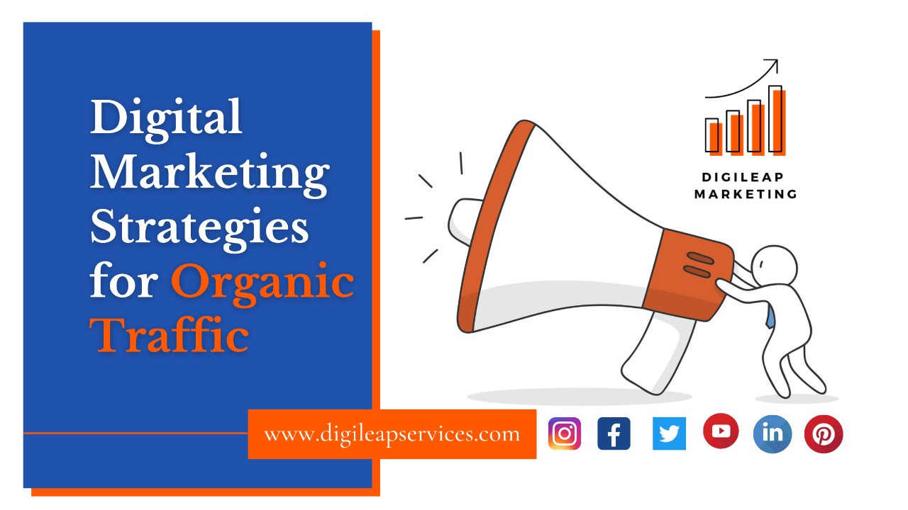 Digital marketing strategies for organic traffic , Grow organic traffic with Digital Marketing