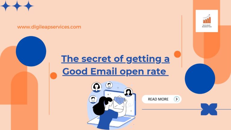 
  The Secret of Getting a Good Email Open Rate