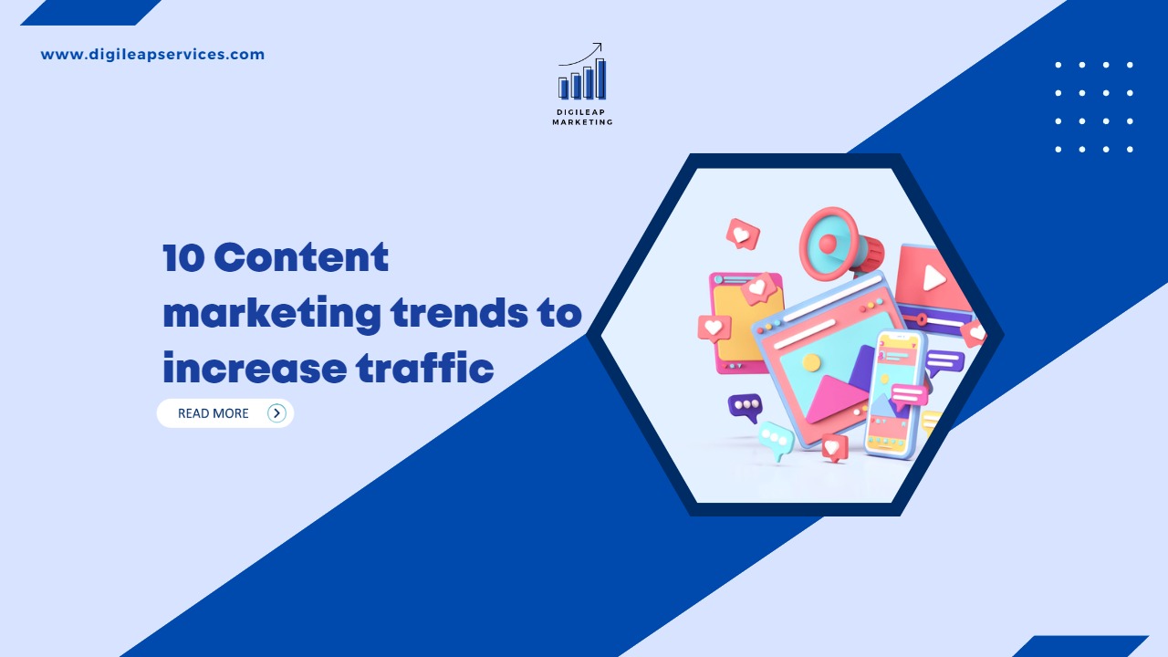 10 Content marketing trends to increase traffic, increase traffic, Content marketing trends, Content marketing,