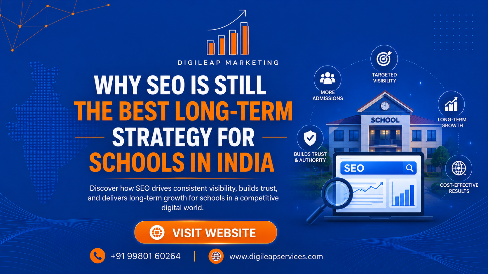 W‍hy​ SEO Is‌ Sti​ll the Bes‌t Lon‍g-Term Stra​tegy for Schoo​ls in India