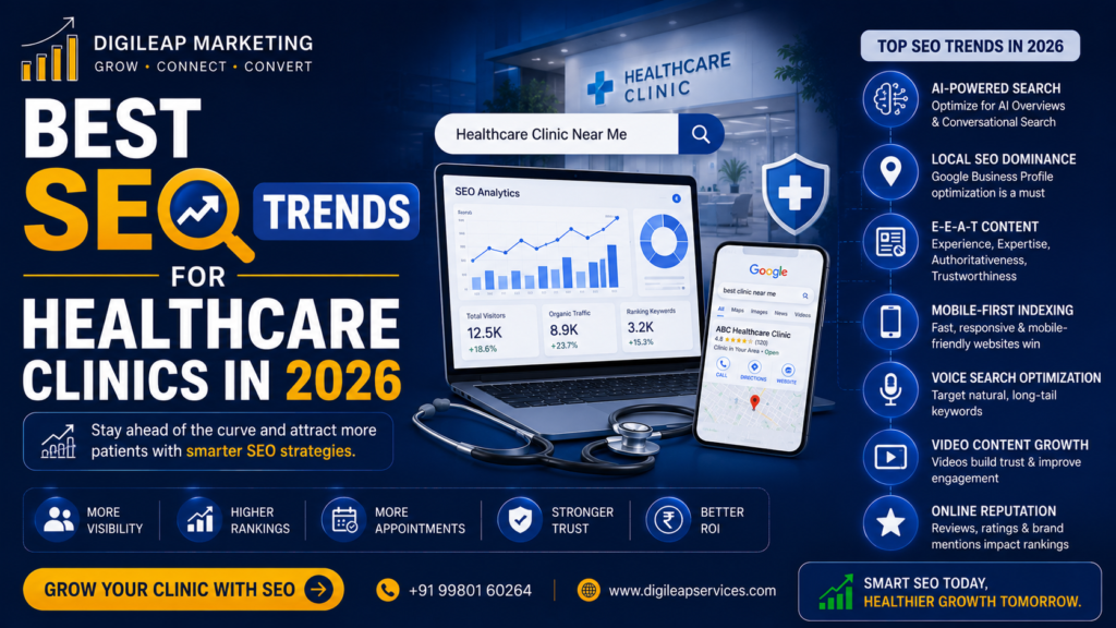 Best SEO Trends for Healthcare Clinics in 2026