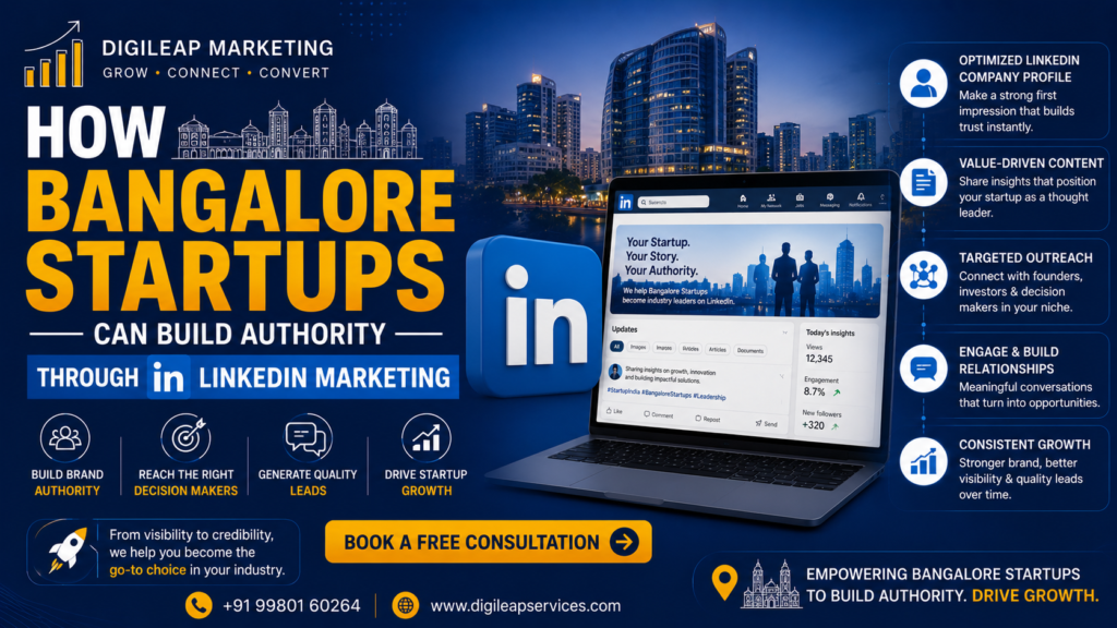 How Bangalore Startups Can Build Authority Through LinkedIn Marketing