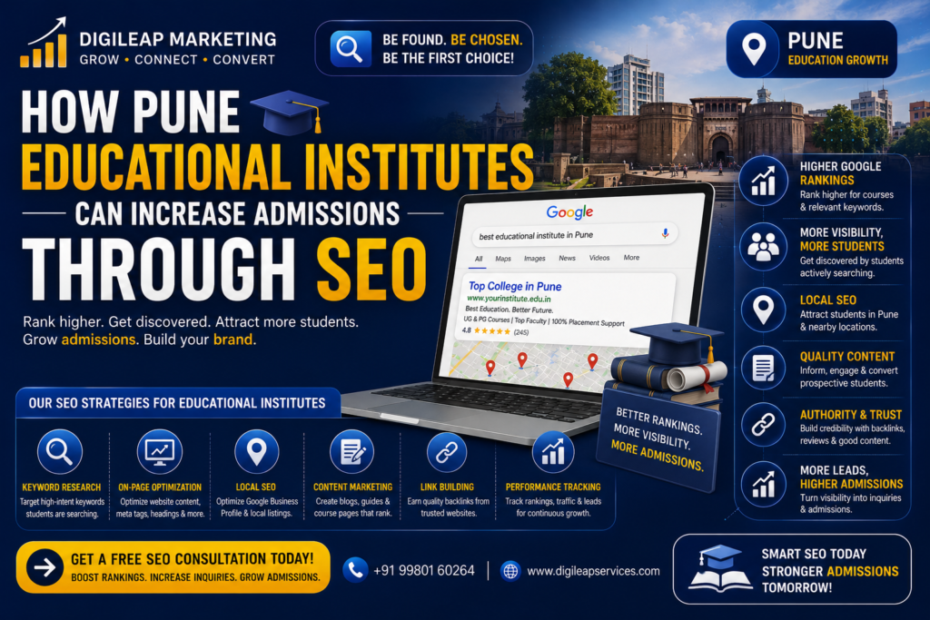 How Pune Educational Institutes Can Increase Admissions Through SEO