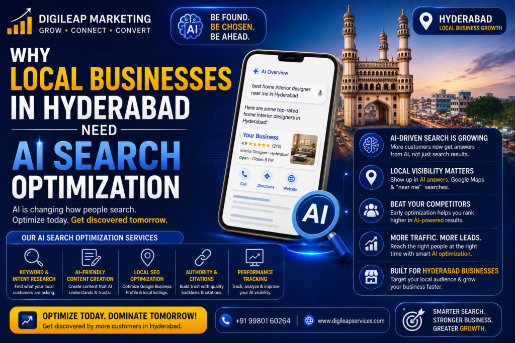 Why Local Businesses in Hyderabad Need AI Search Optimization