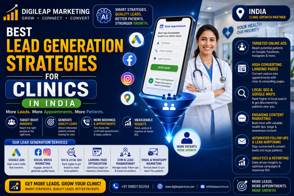 Best Lead Generation Strategies for Clinics in India