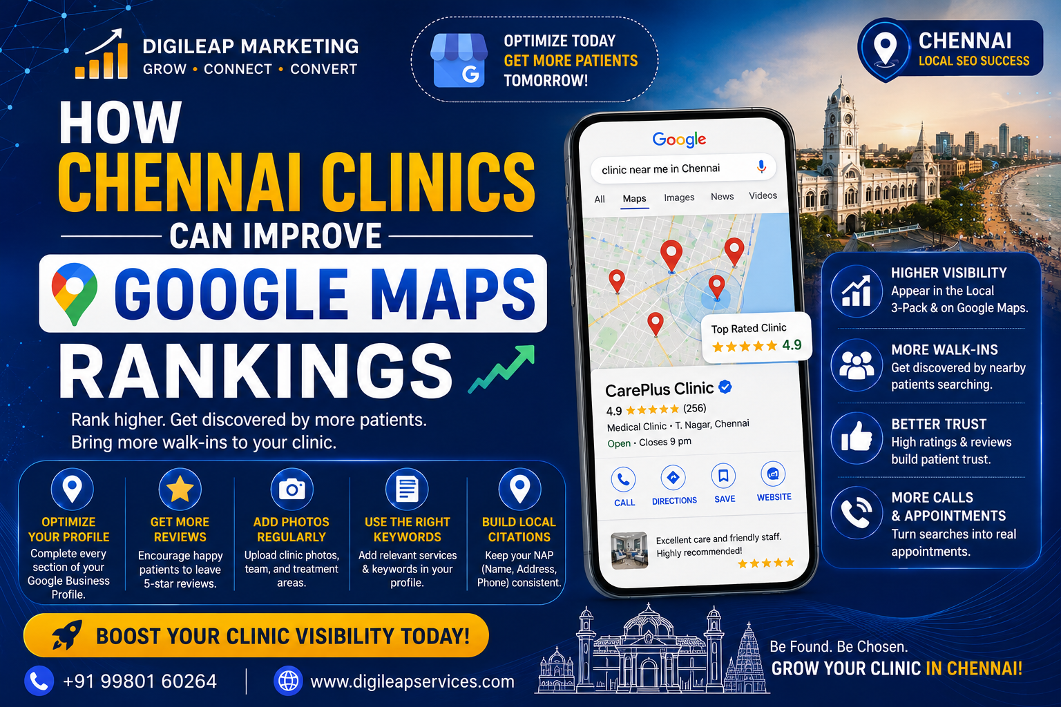 How Chennai Clinics Can Improve Google Maps Rankings