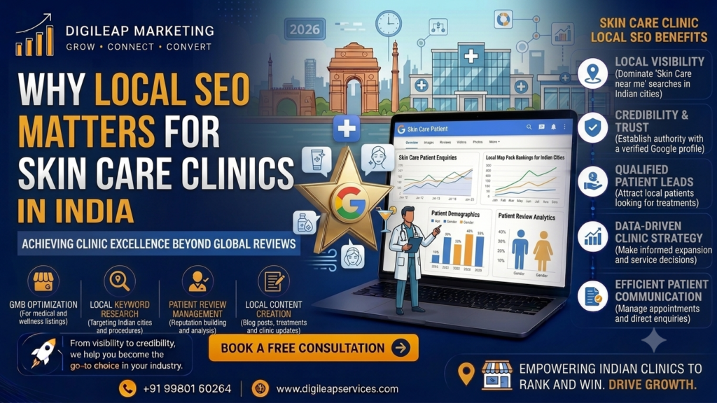 Why Local SEO Matters for Skin Care Clinics in India