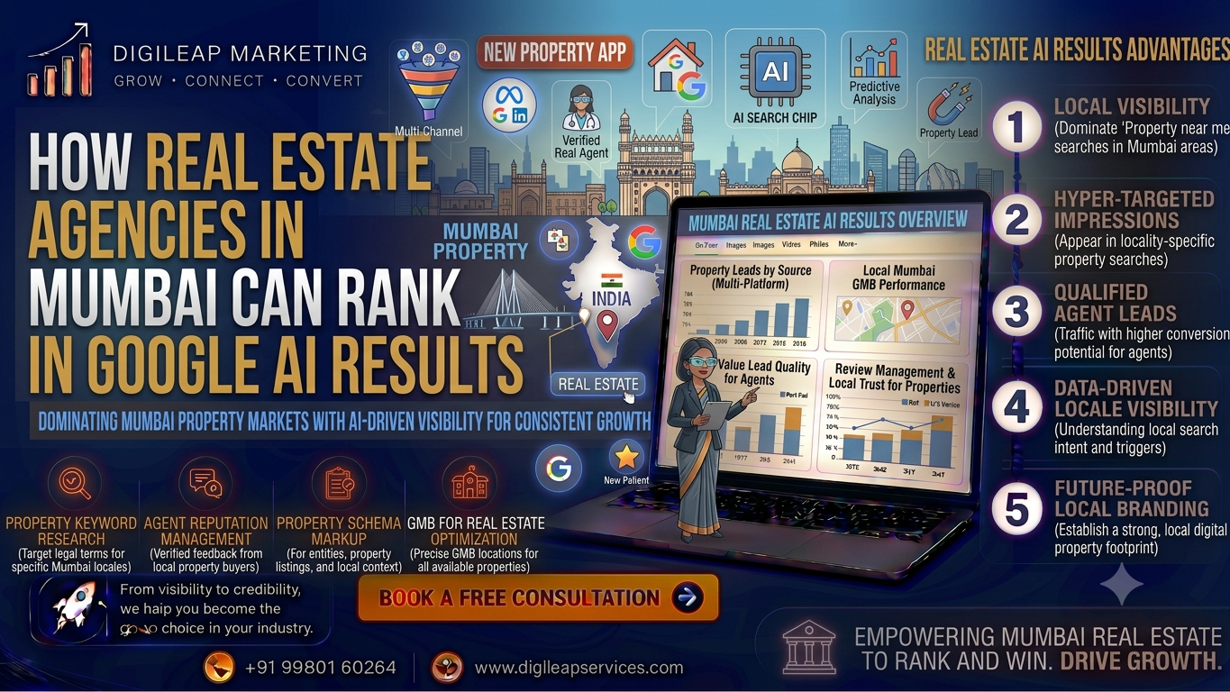 How Real⁠ Es⁠tate Agencies in Mumba⁠i​ Ca​n Rank in Google AI Results