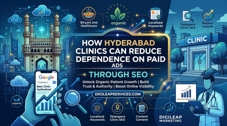 Ho‌w Hyderab​ad Clinics C‍an Reduce Dependence​ on Paid Ads Through SE​O