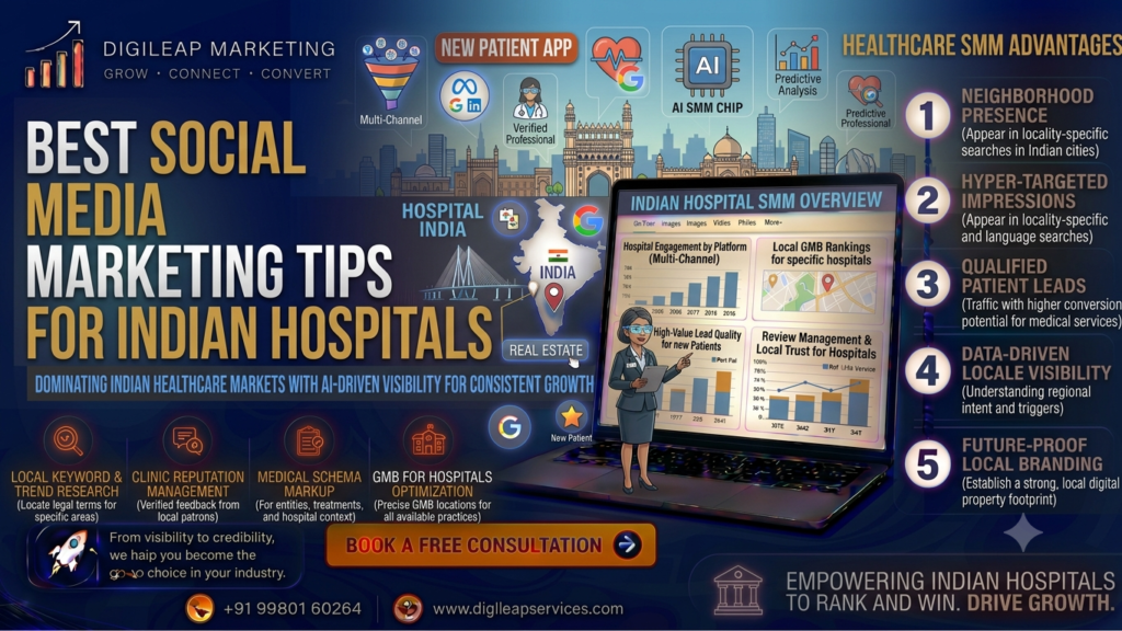 Best Soc⁠ial Media​ Mar​keting T‍i​ps for Indian Hospi⁠tals