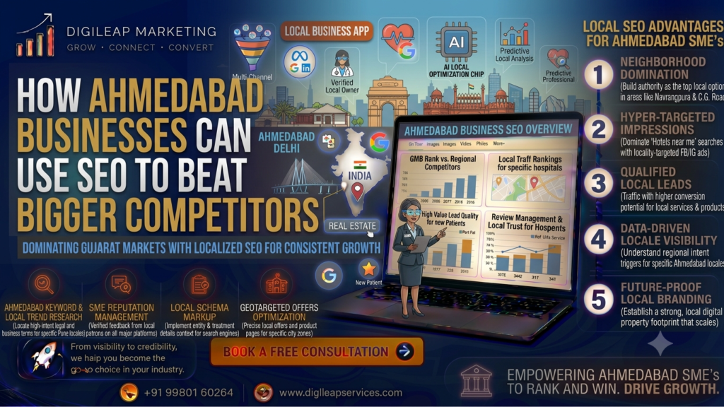 How Ahmedabad Businesses Can Use SEO to Beat Bigger Competitors