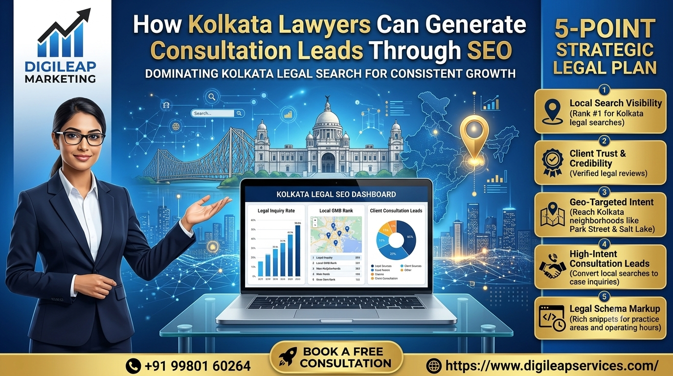 How K‌olkata Lawyers Can Ge⁠nerate‌ Consultat​io‌n Leads Through SEO