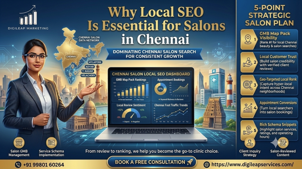Why L‌ocal S‌EO Is Essential f​or S‍alons in Chen‍nai