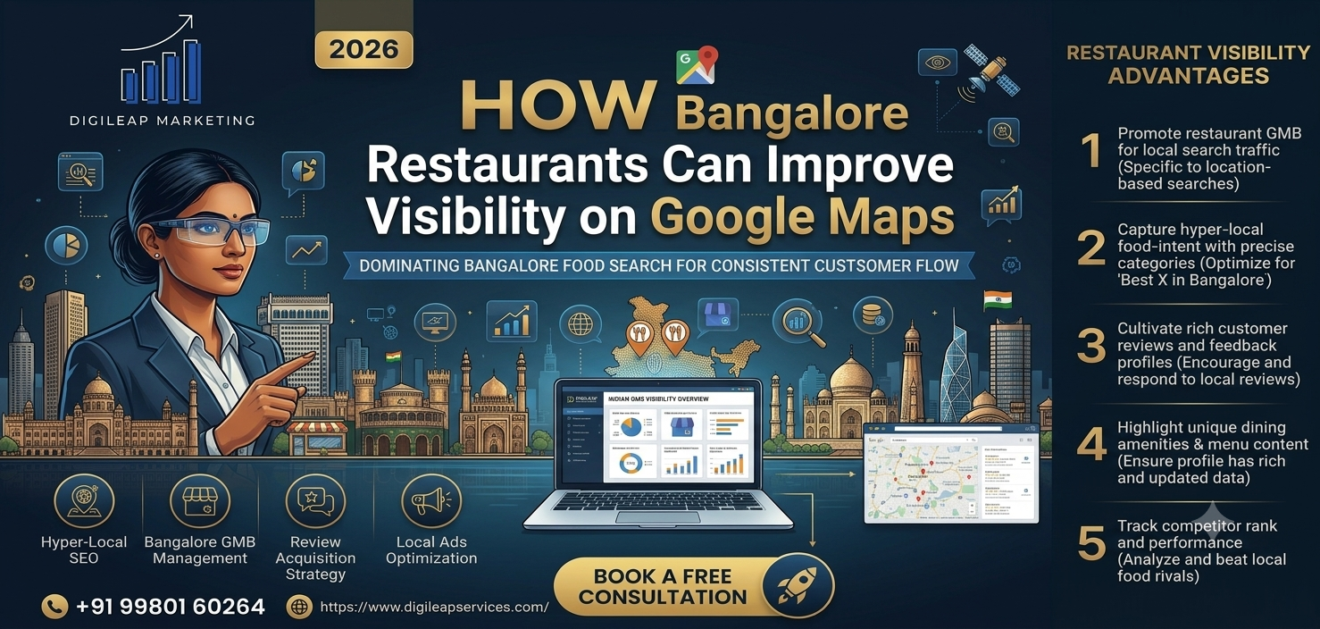 How Bangalore Restaurants Can Improve Vi⁠sibi⁠lity on Googl​e Maps
